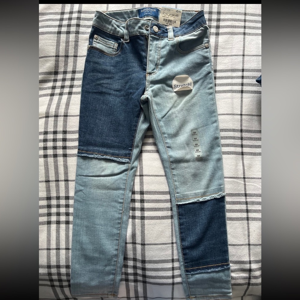 Girls 2 Color Stretchy Skinny Jeans